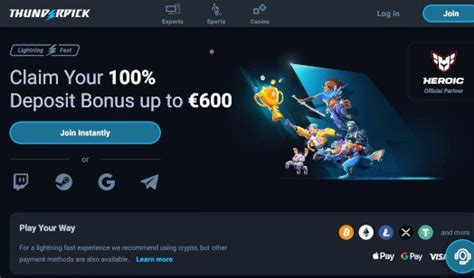 Thunderpick Review [2024] Casino, Crypto Betting.